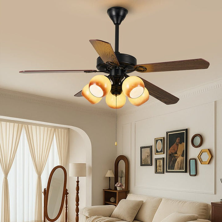 Bravelle Vintage Ceiling Fan Light - Vakkerlight