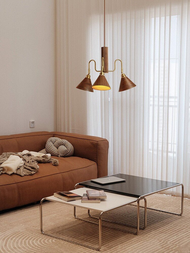 Bravik Wood Chandelier - Vakkerlight