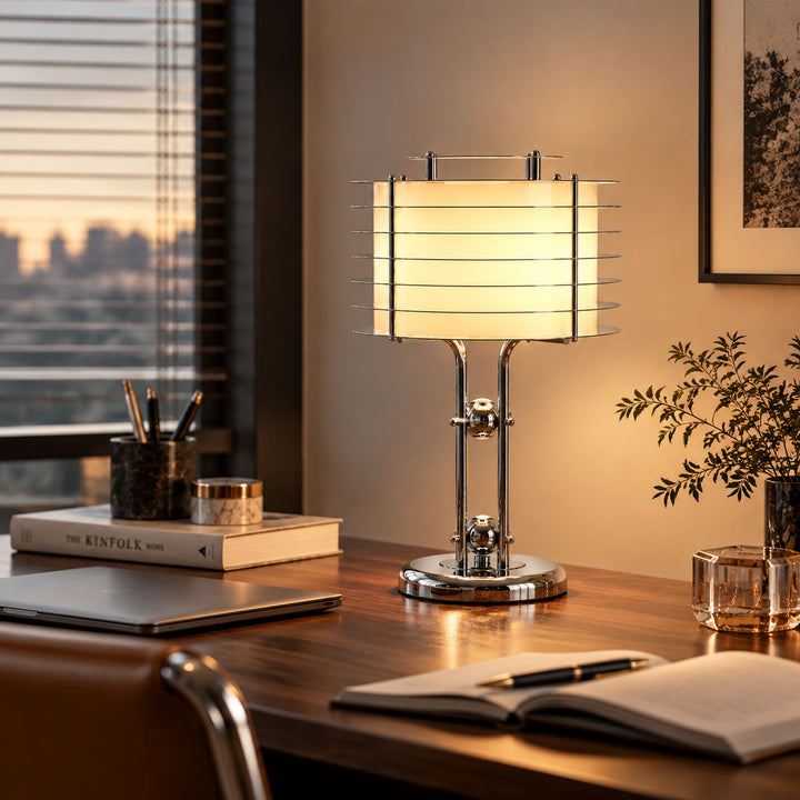 Bravon Linear Cage Table Lamp