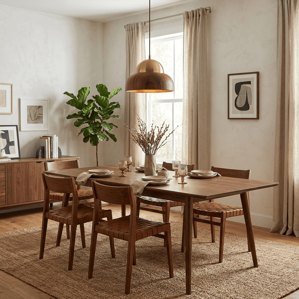 Bravon Wood Dome Pendant Lamp - Vakkerlight