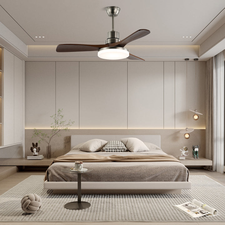 Breeze Master Wooden 48"/52" Ceiling Fan Light - Vakkerlight