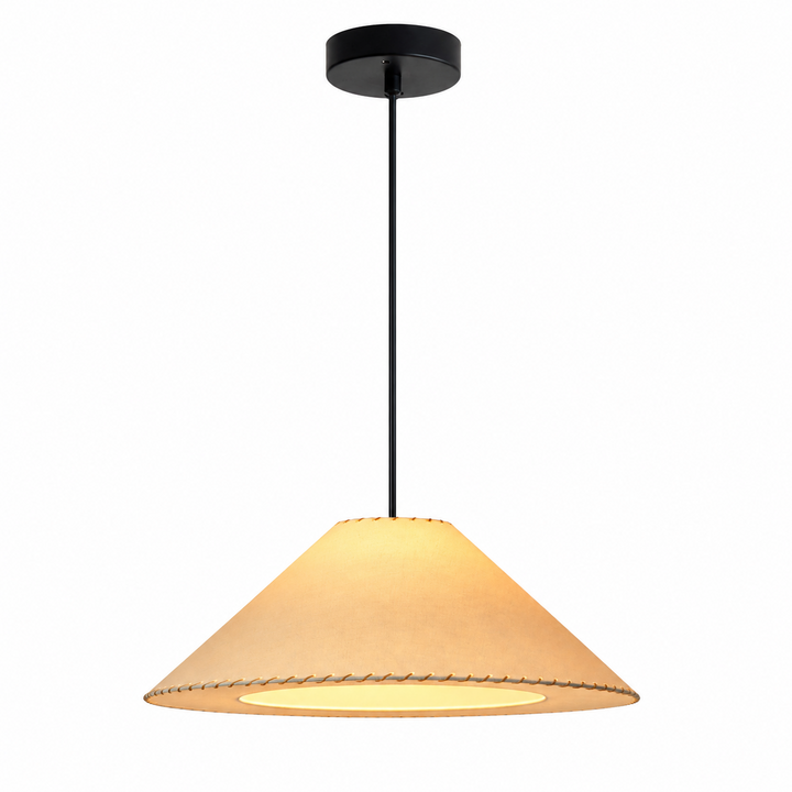 Brim Fabric Cone Pendant Lamp