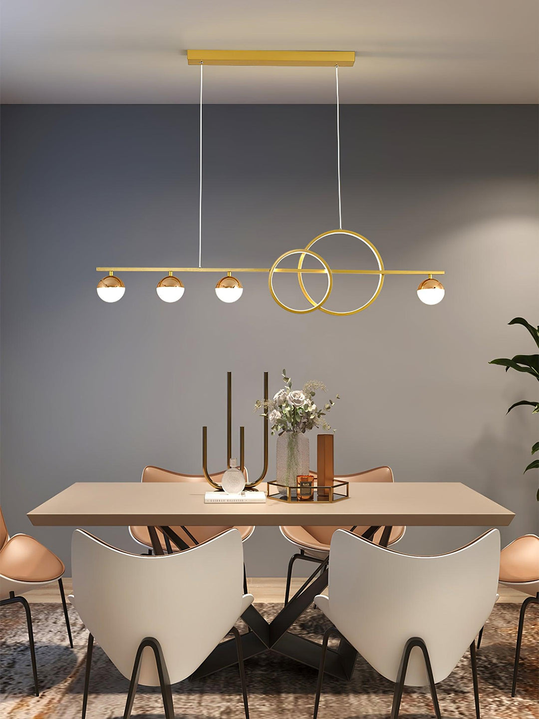 Brooklyn Double Circle Chandelier - Vakkerlight