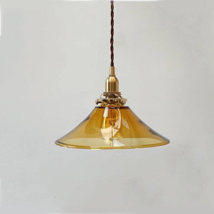 Amber Glass Pendant Light - Vakkerlight