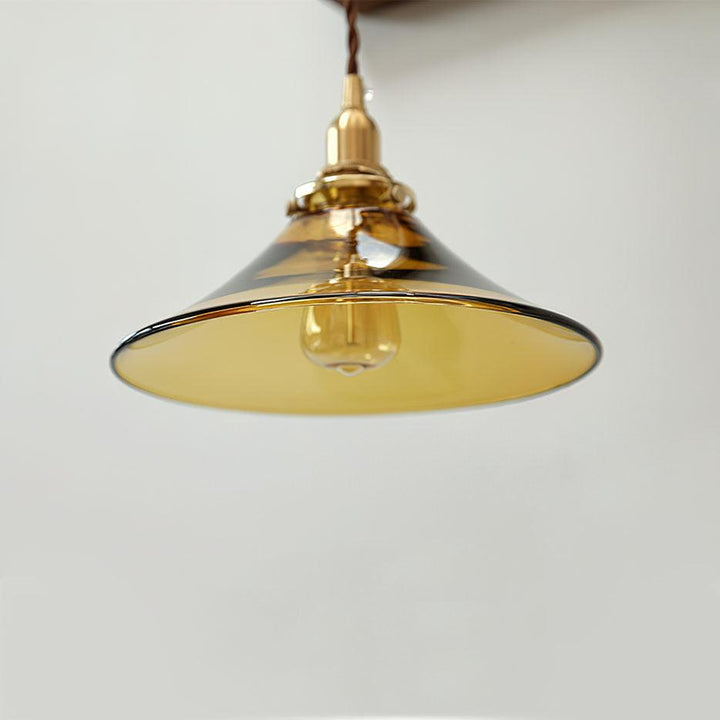 Amber Glass Pendant Light - Vakkerlight