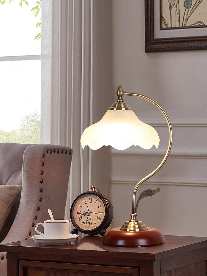 Brown Dome Table Lamp - Vakkerlight