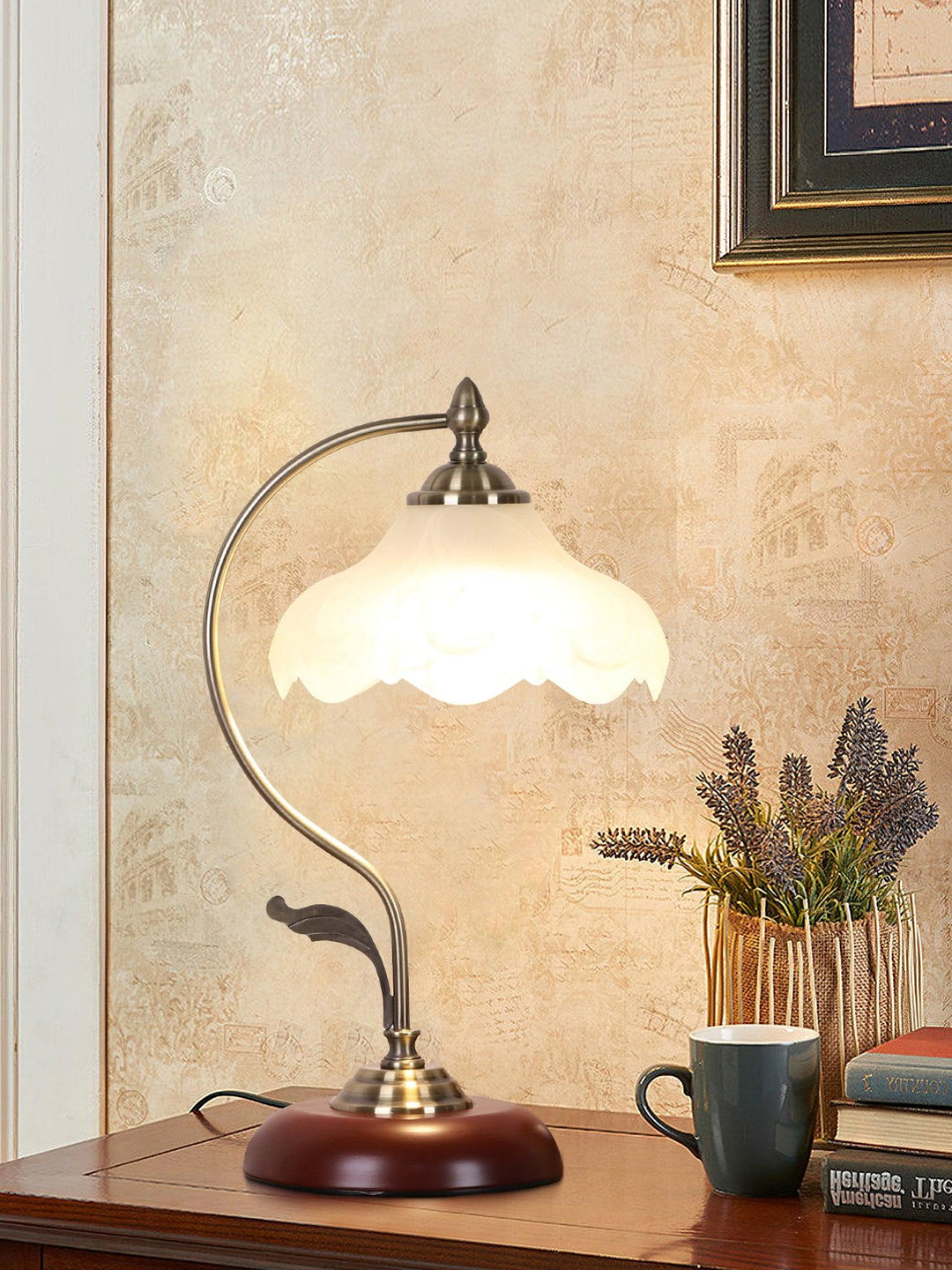 Brown Dome Table Lamp - Vakkerlight