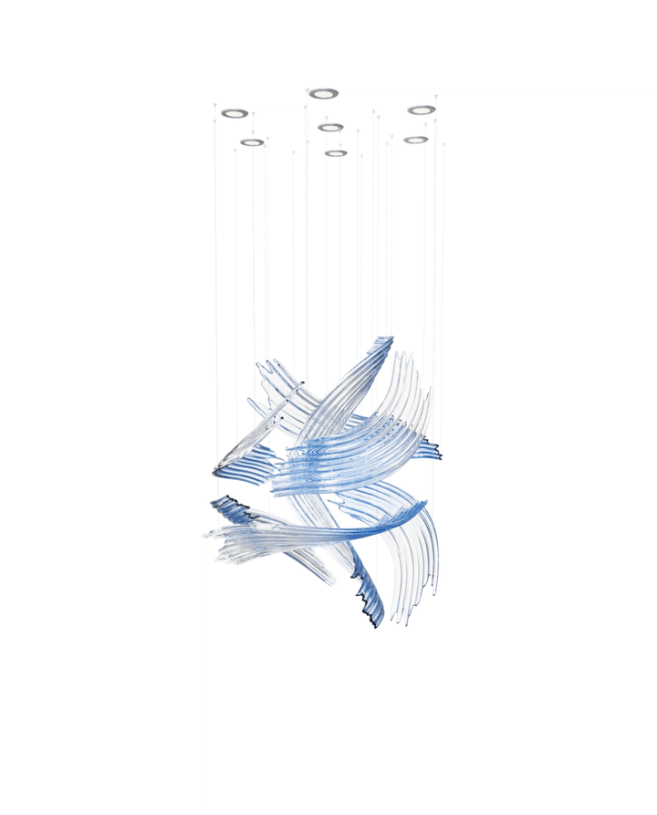 Brush Art Glass Chandelier - Vakkerlight