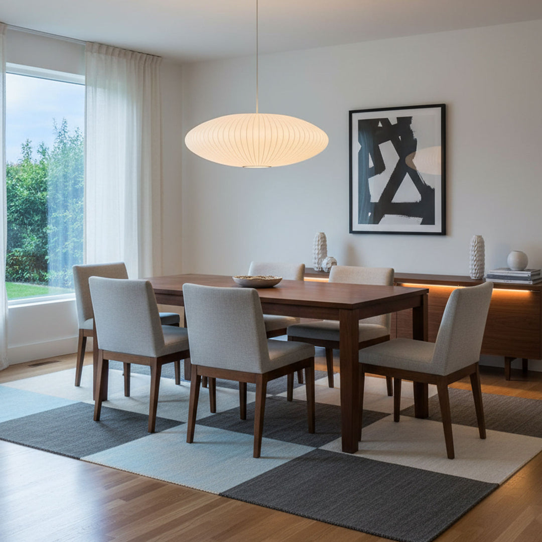 Bubble Mulberry Silk Pendant Lamp - Vakkerlight