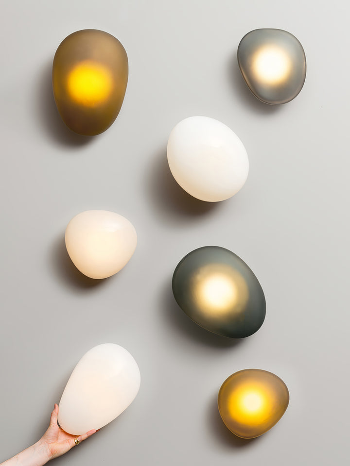 Bubble glazen wandlamp