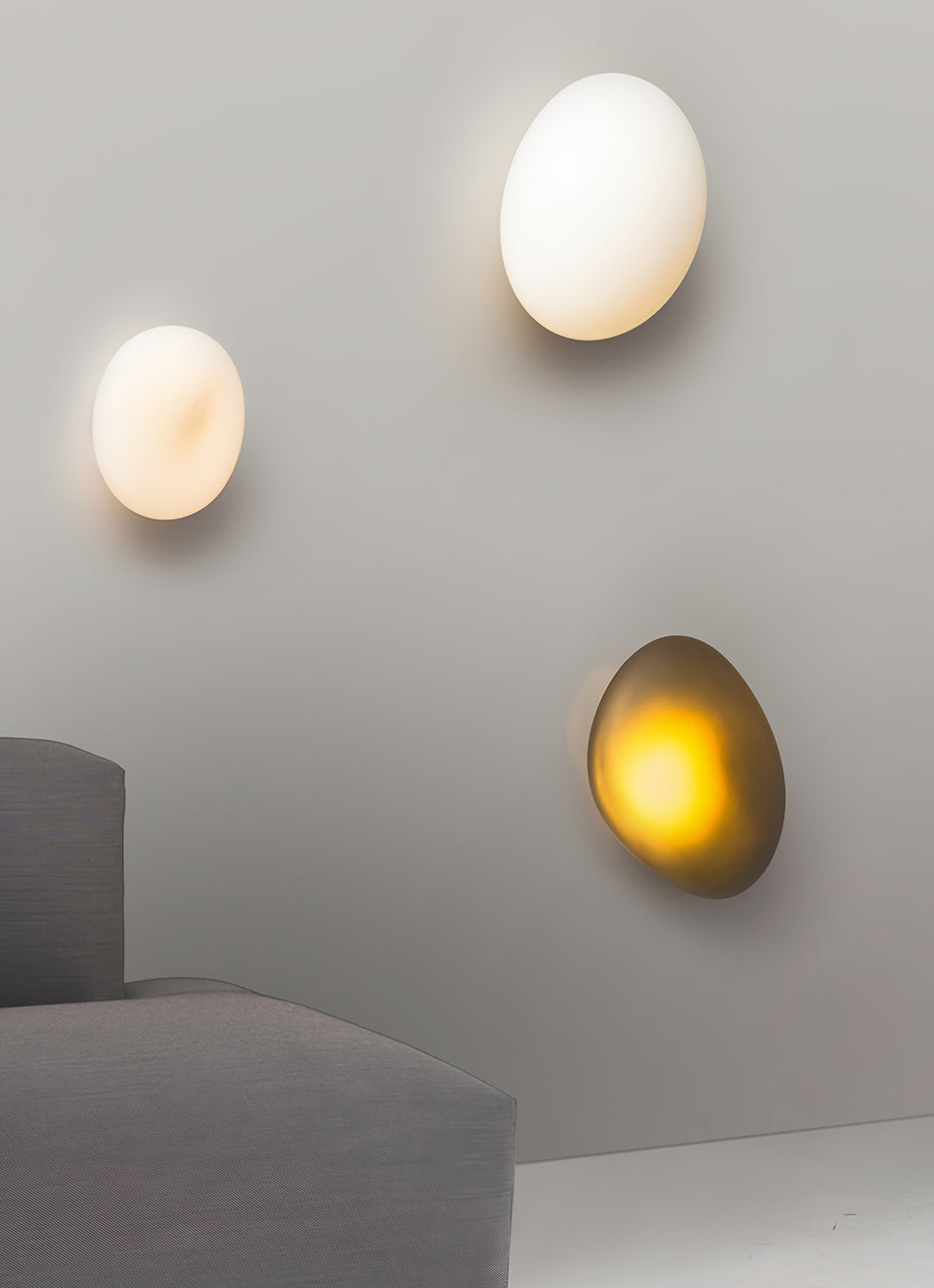 Bubble glazen wandlamp