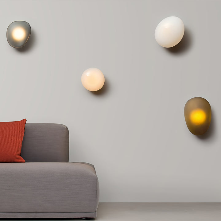 Bubble glazen wandlamp