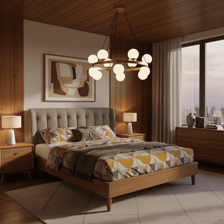 Bubbles Brass Ring Chandelier - Vakkerlight