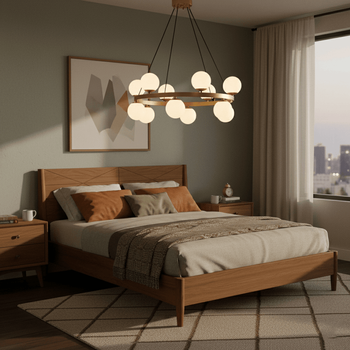 Bubbles Brass Ring Chandelier - Vakkerlight