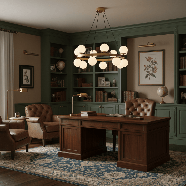 Bubbles Brass Ring Chandelier - Vakkerlight