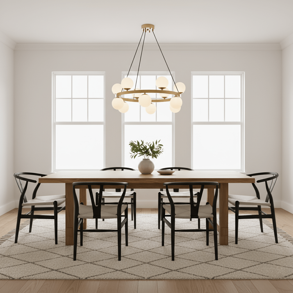 Bubbles Brass Ring Chandelier - Vakkerlight