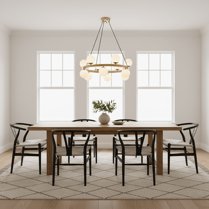 Bubbles Brass Ring Chandelier - Vakkerlight