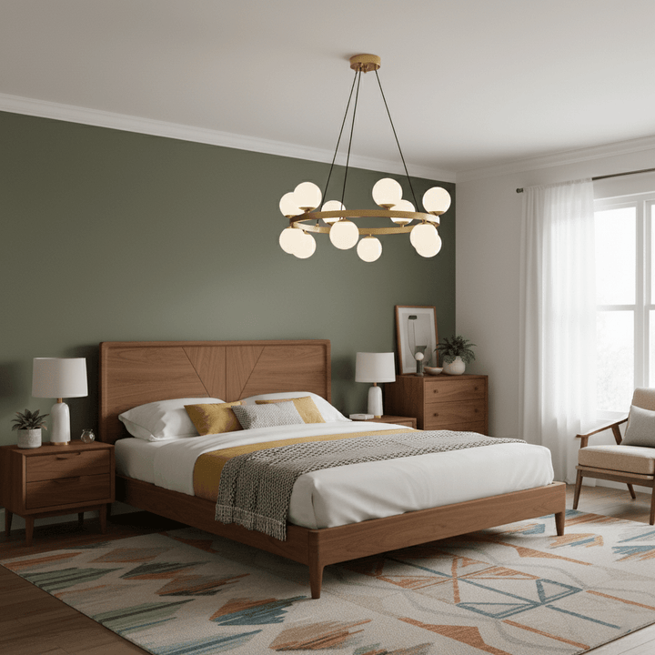 Bubbles Brass Ring Chandelier - Vakkerlight