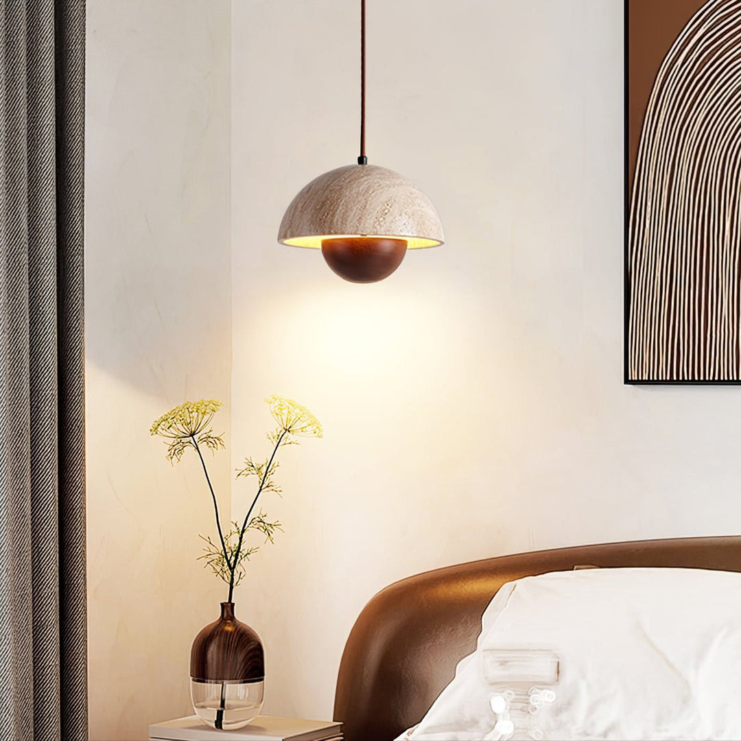 Bud Travertine Pendant Lamp - Vakkerlight