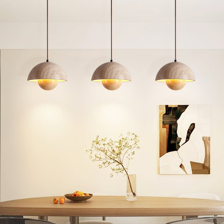 Bud Travertine Pendant Lamp - Vakkerlight