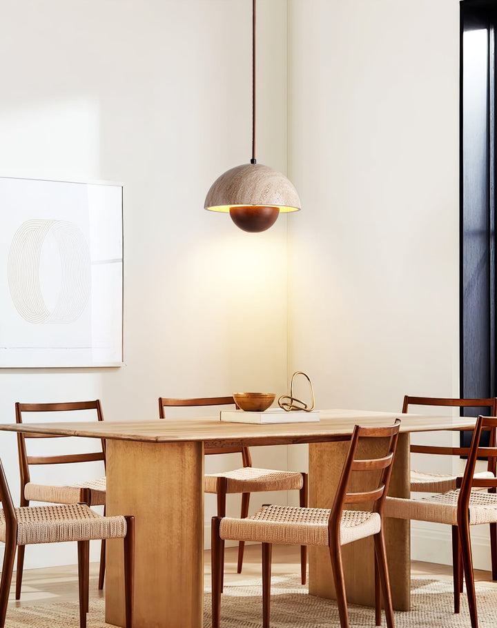 Bud Travertine Pendant Lamp - Vakkerlight
