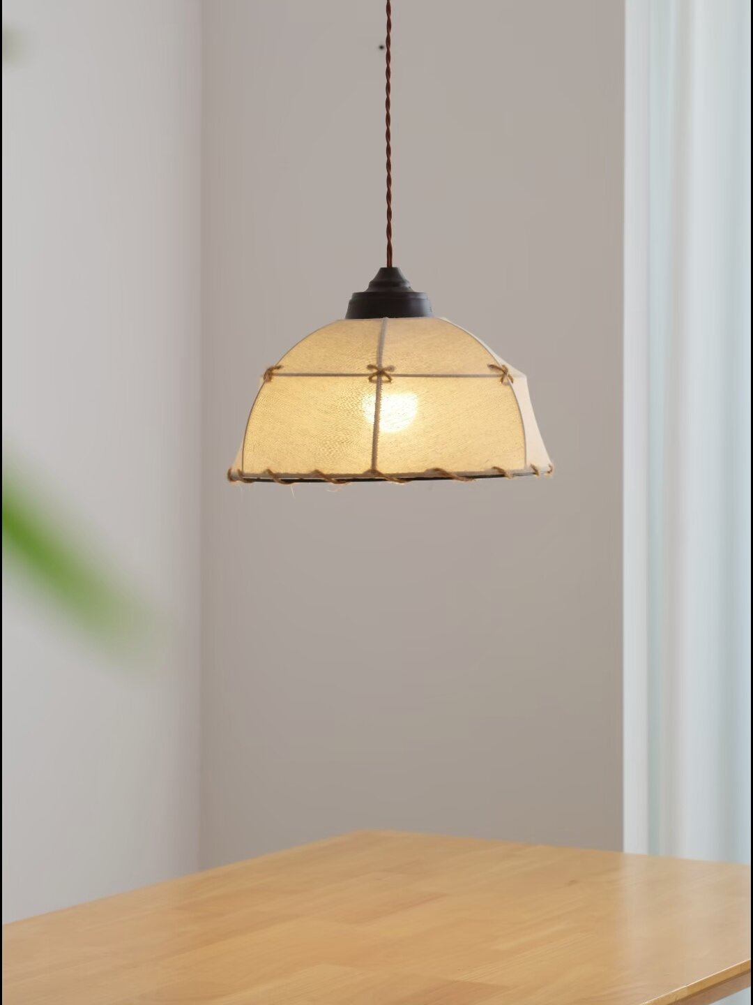 Bushel Fabric Pendant Lamp