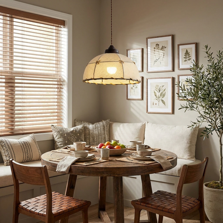 Bushel Fabric Pendant Lamp