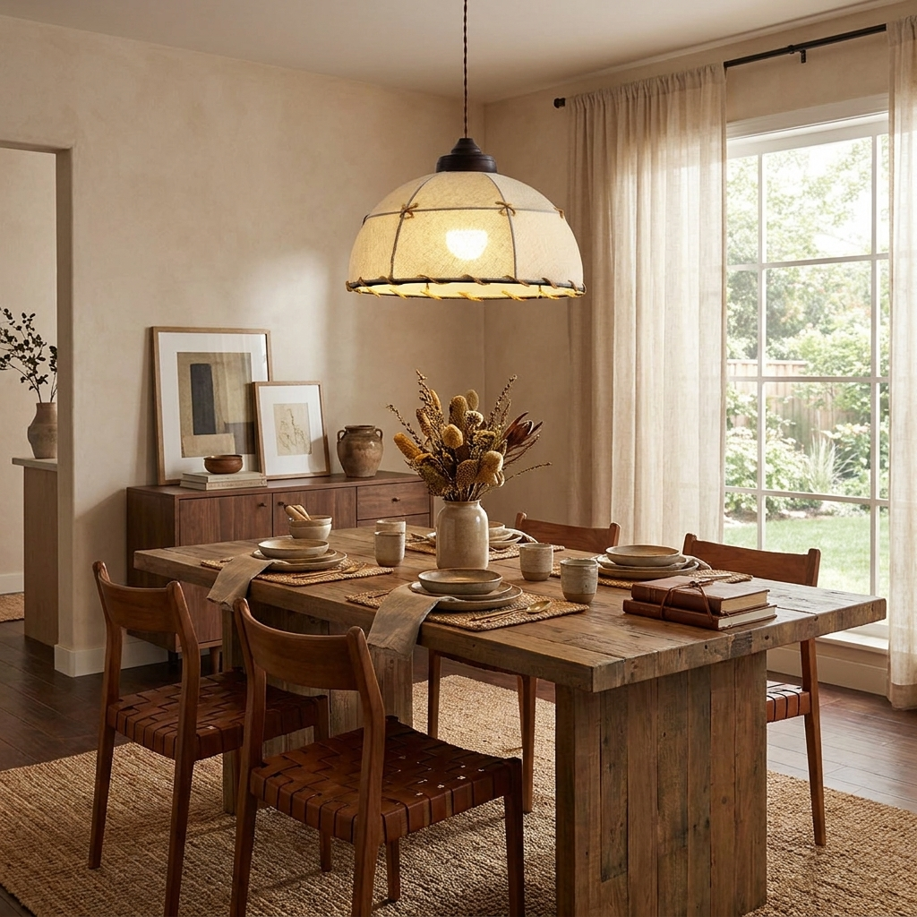 Bushel Fabric Pendant Lamp