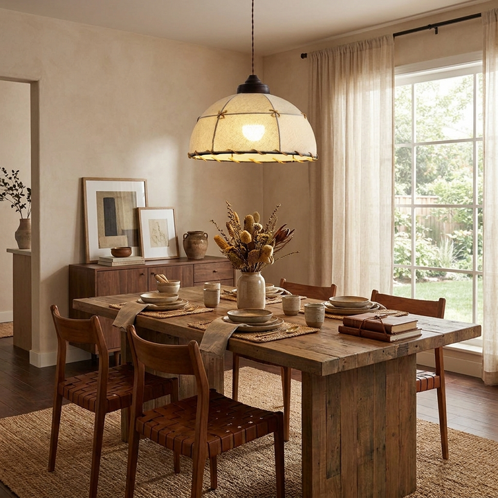 Bushel Fabric Pendant Lamp