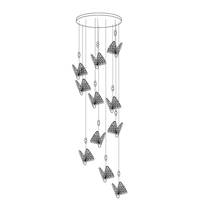 Butterfly Pendant Light - Vakkerlight