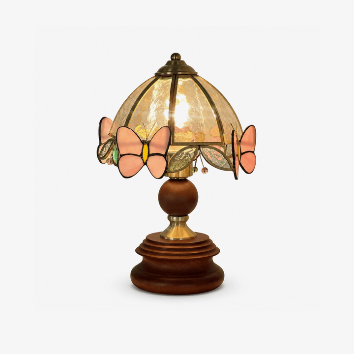 Butterfly Glow Tiffany Table Lamp - Vakkerlight