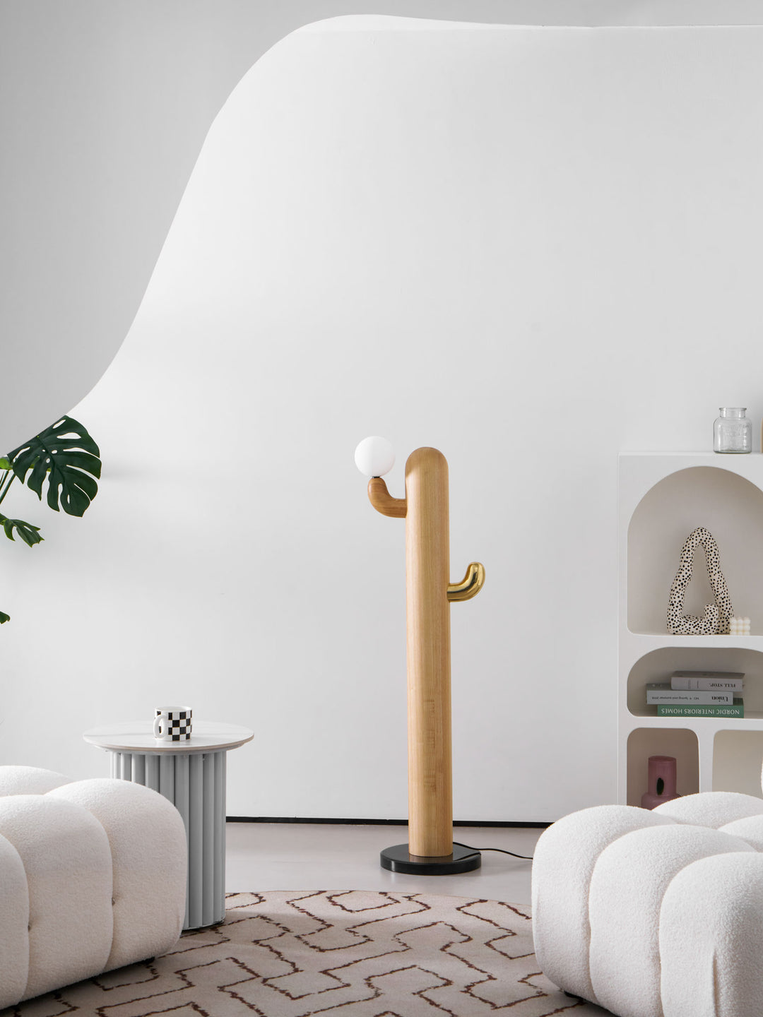 Cactus Wood Floor Lamp - Vakkerlight