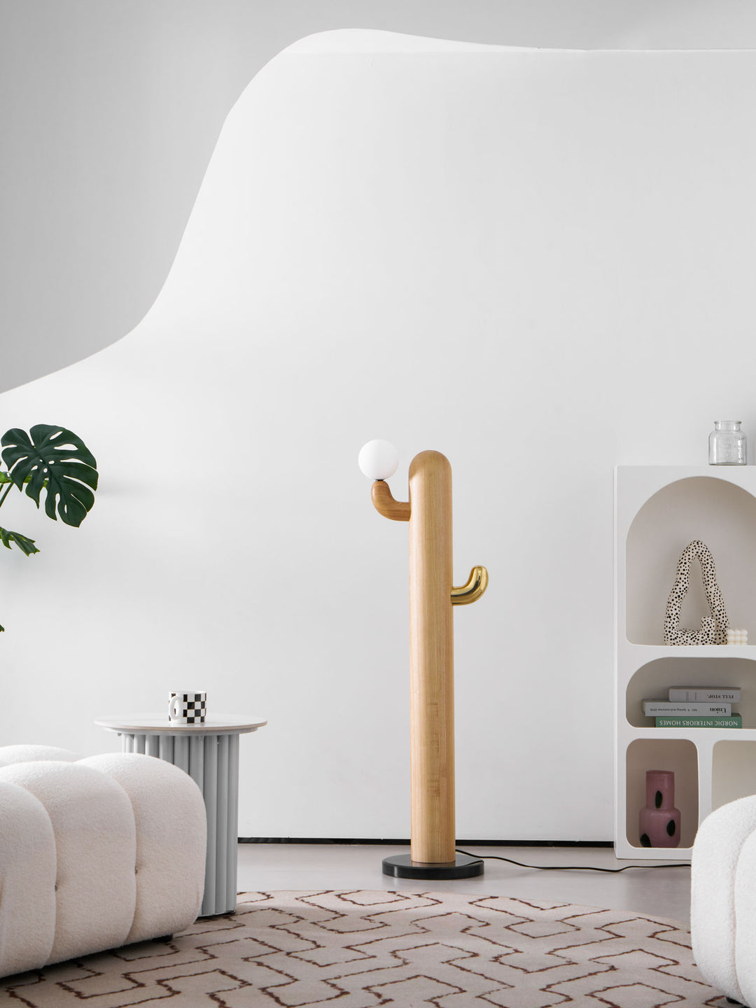 Cactus Wood Floor Lamp - Vakkerlight