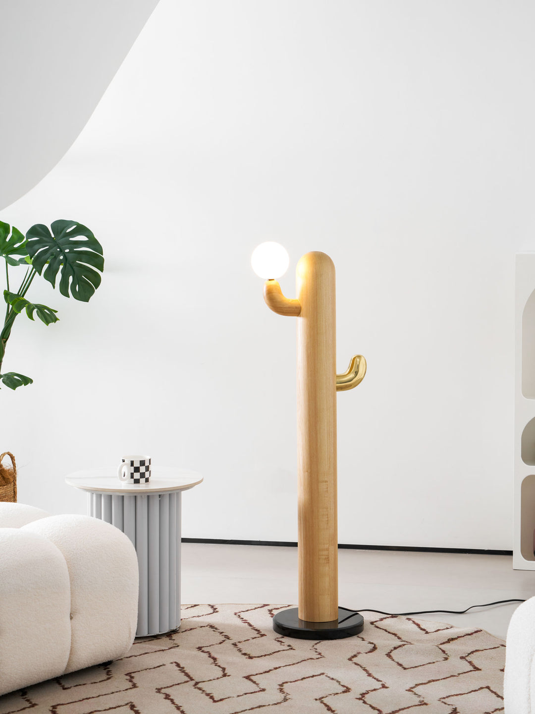 Cactus Wood Floor Lamp - Vakkerlight