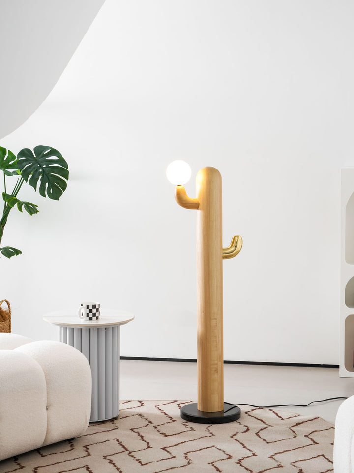 Cactus Wood Floor Lamp - Vakkerlight