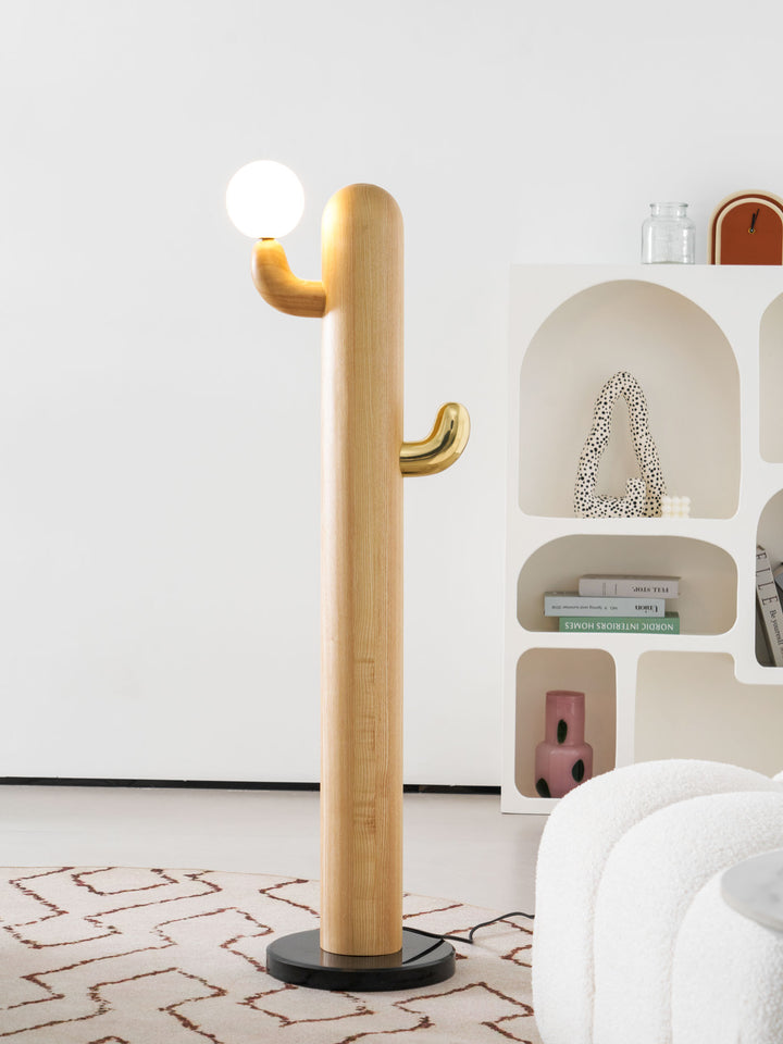 Cactus Wood Floor Lamp - Vakkerlight