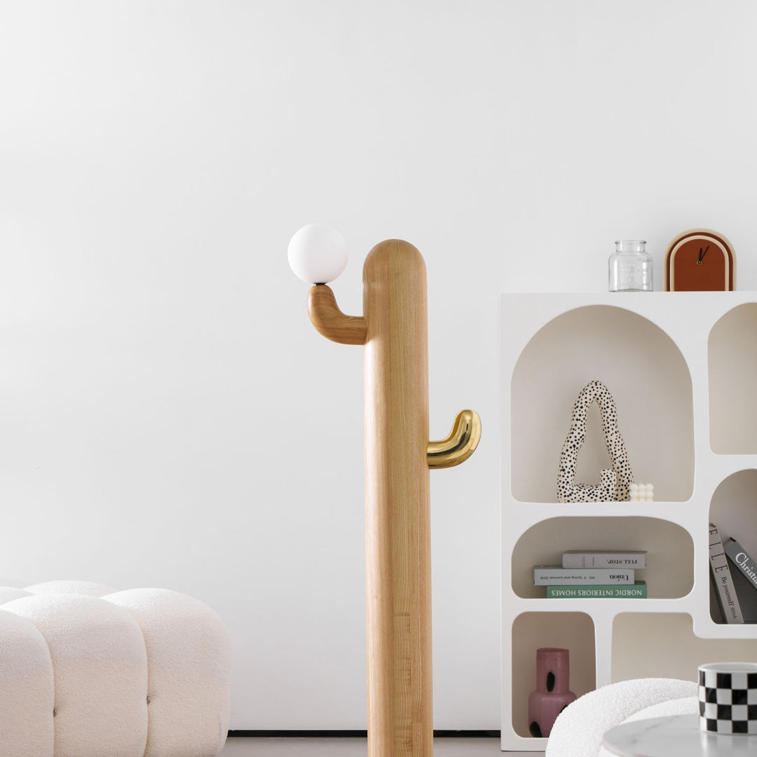 Cactus Wood Floor Lamp - Vakkerlight