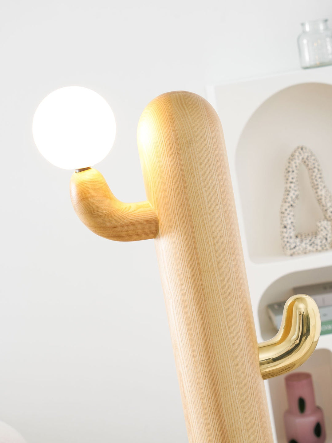 Cactus Wood Floor Lamp - Vakkerlight