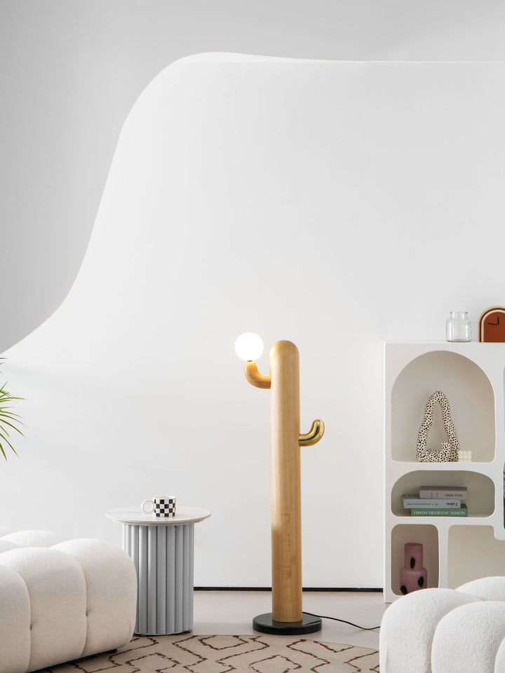 Cactus Wood Floor Lamp - Vakkerlight