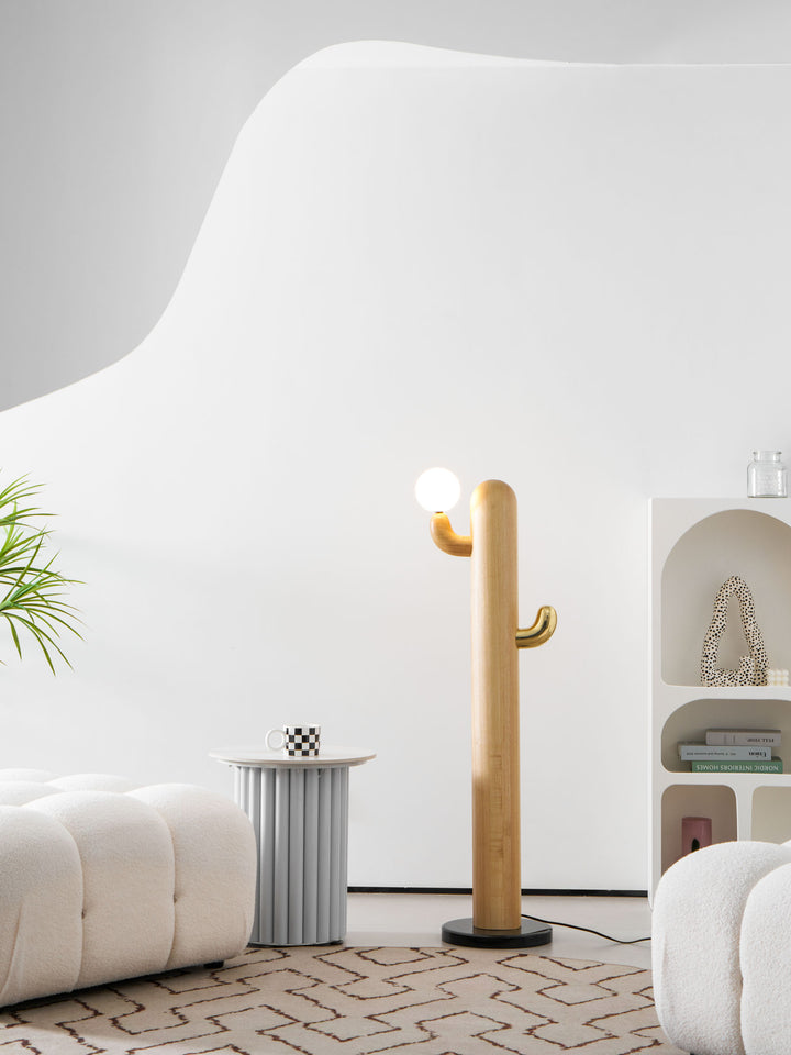 Cactus Wood Floor Lamp - Vakkerlight