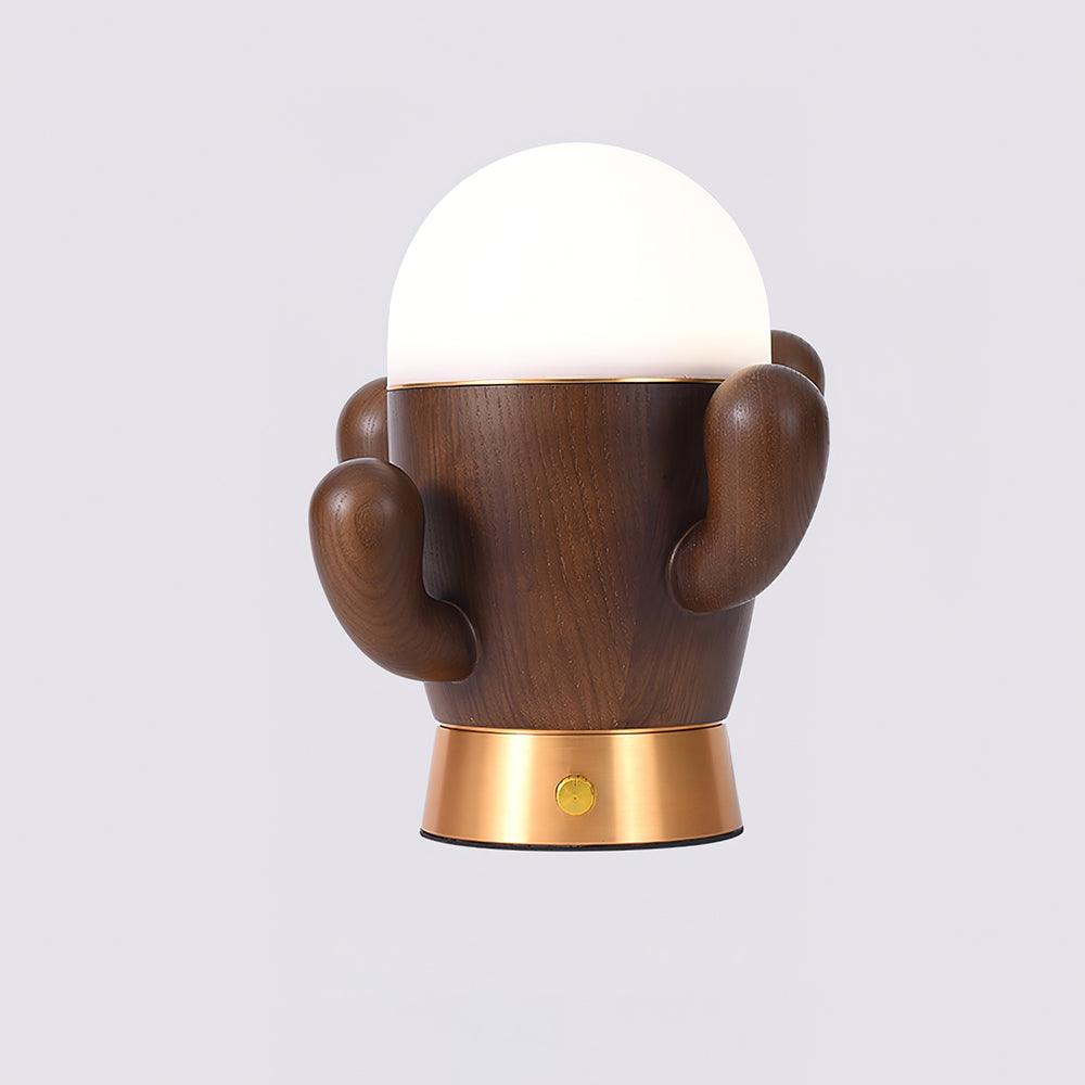 Wooden Cactus Table Lamp - Vakkerlight