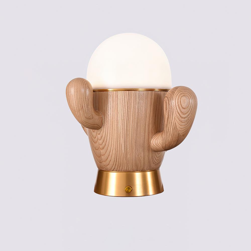 Wooden Cactus Table Lamp - Vakkerlight