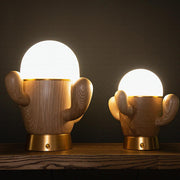 Wooden Cactus Table Lamp - Vakkerlight