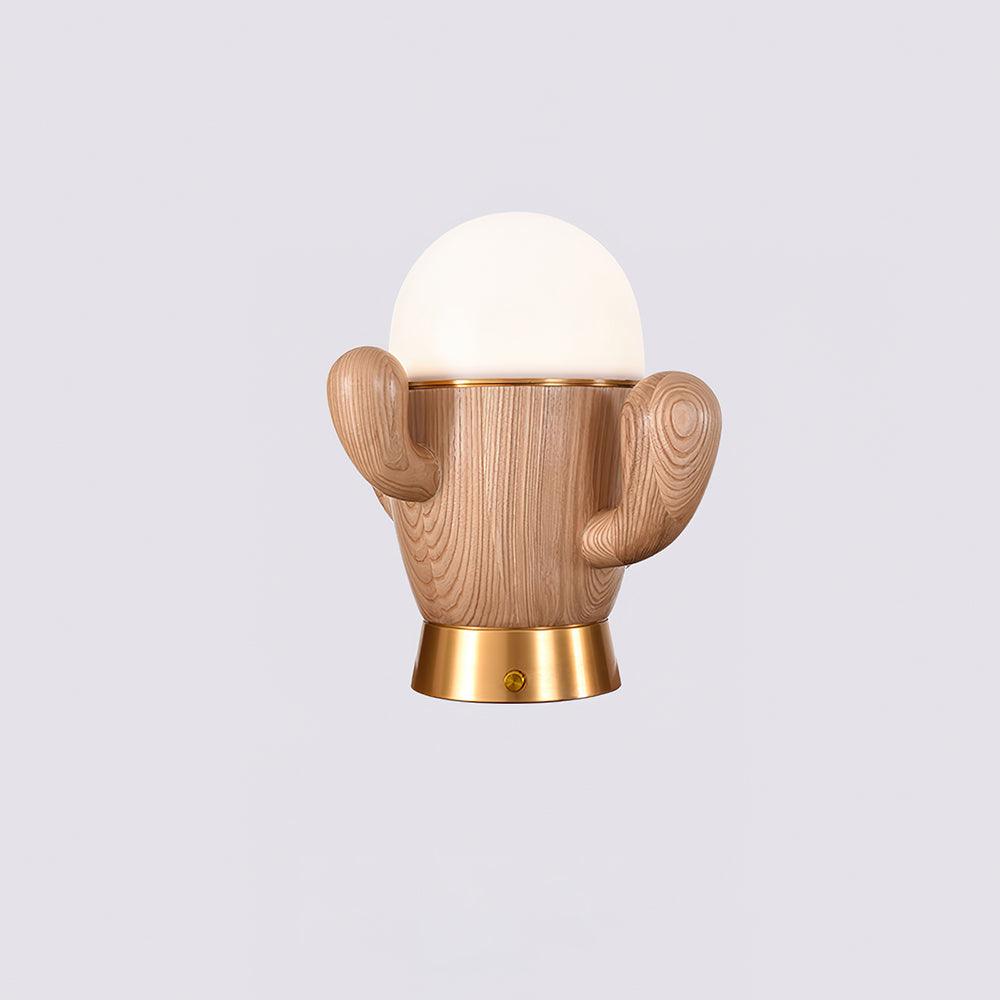 Wooden Cactus Table Lamp - Vakkerlight