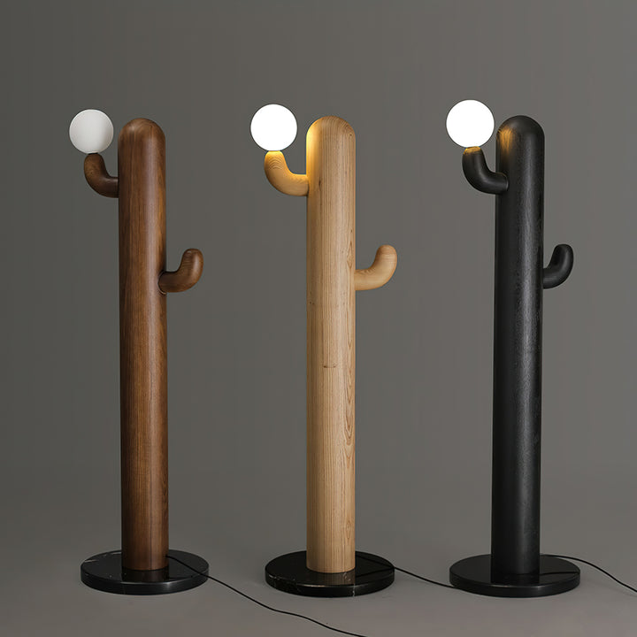 Cactus Wood Floor Lamp - Vakkerlight