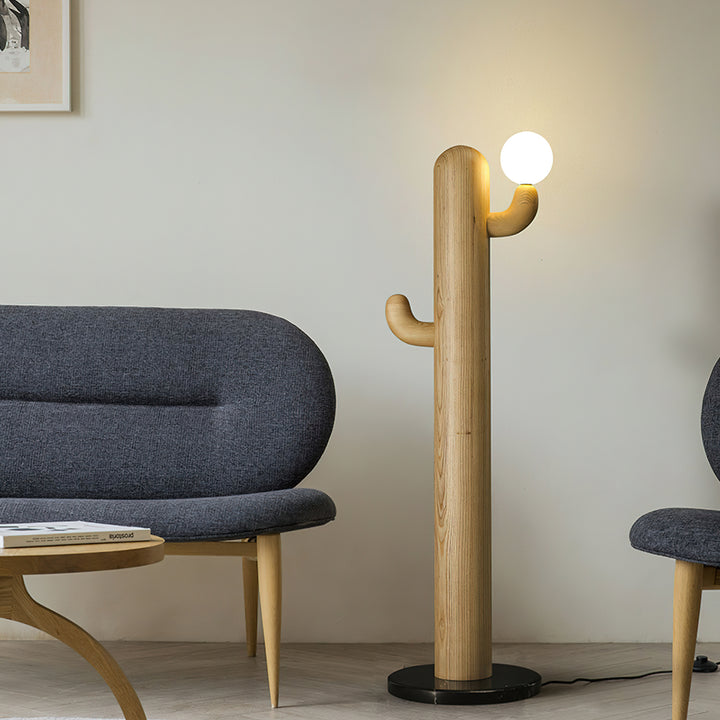 Cactus Wood Floor Lamp - Vakkerlight