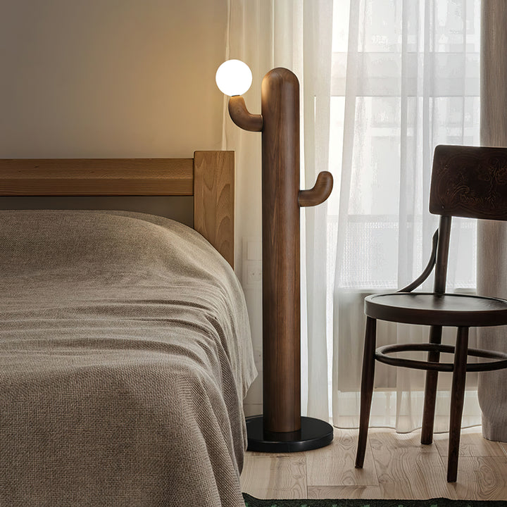 Cactus Wood Floor Lamp - Vakkerlight