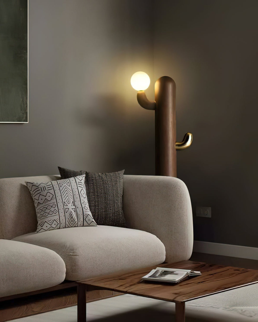 Cactus Wood Floor Lamp - Vakkerlight