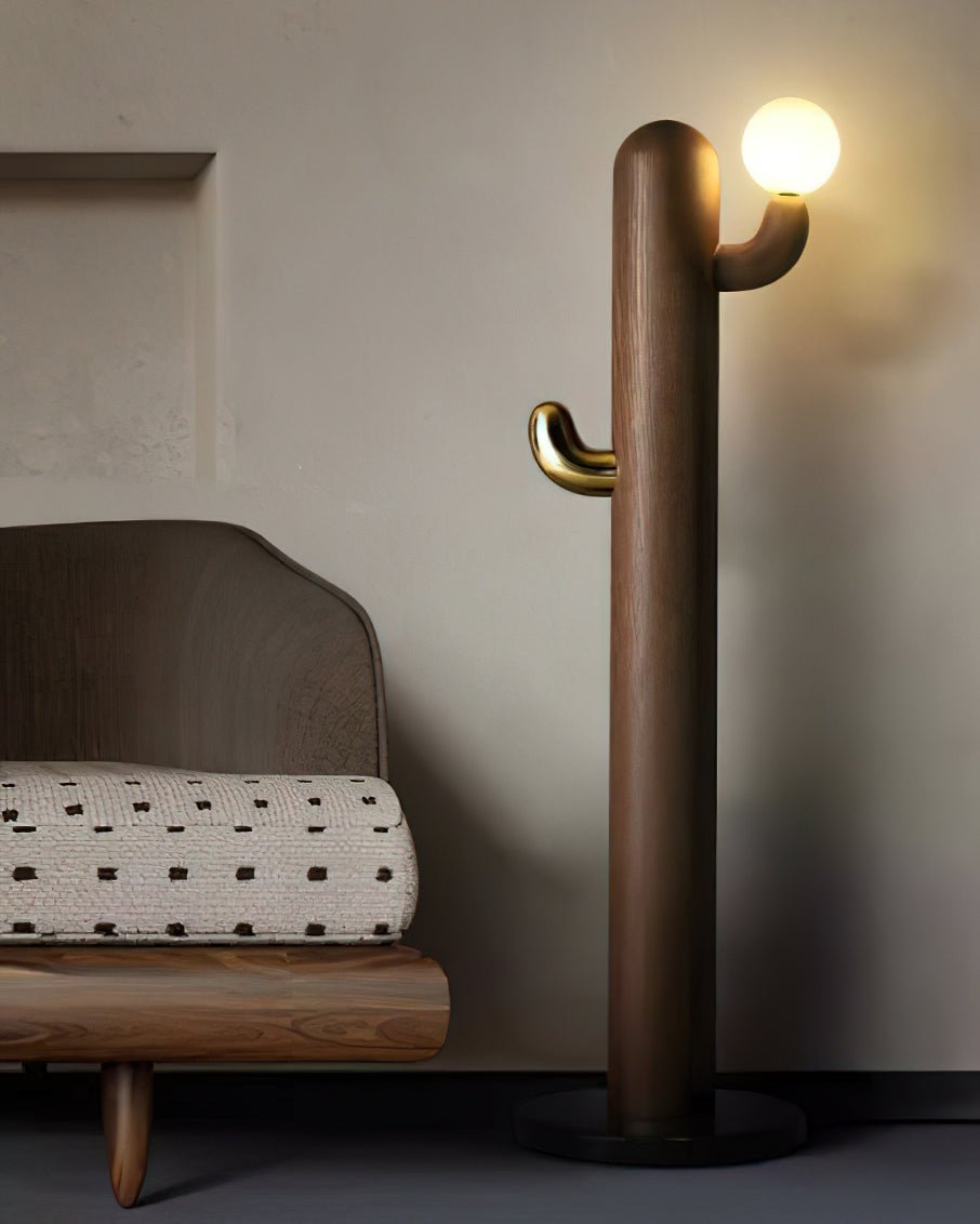 Cactus Wood Floor Lamp - Vakkerlight