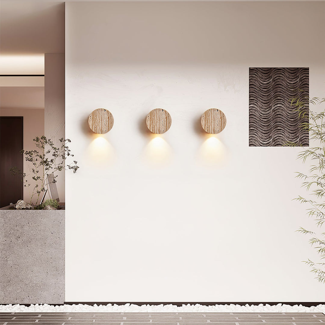 Caelan Travertine Wall Sconce - Vakkerlight